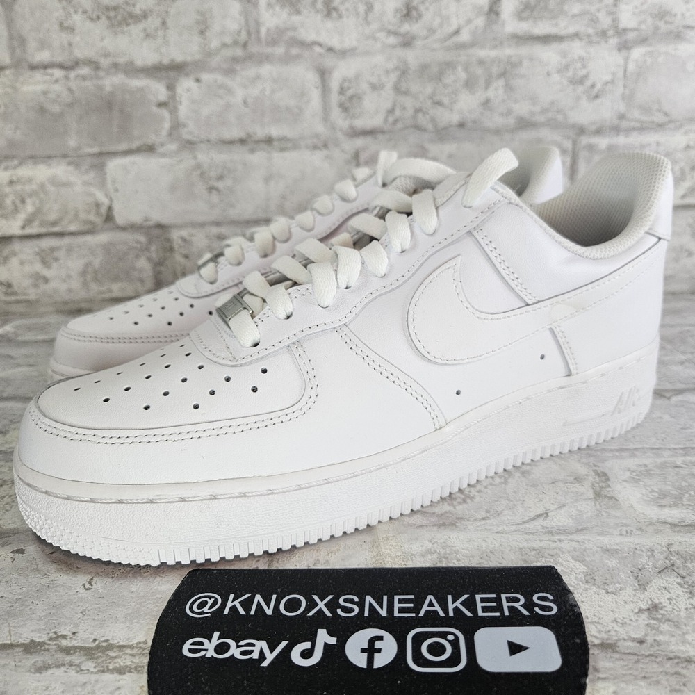 Nike Air Force 1 Low Triple White '07 Sneaker CW2288 111 Men's Size 9